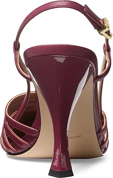 Women's Haisley 90MM Leather Pumps - Mulberry - Size 5.5 - Image 3