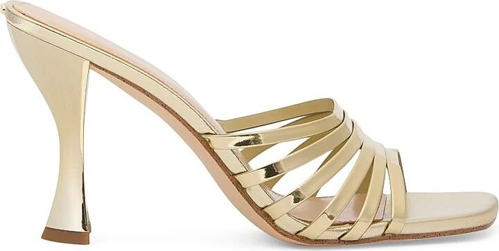 Women's Haisley Metallic High Sandals - Pale Gold - Size 5