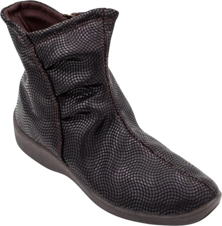 Women's Half Soft Booties In Brown Creative