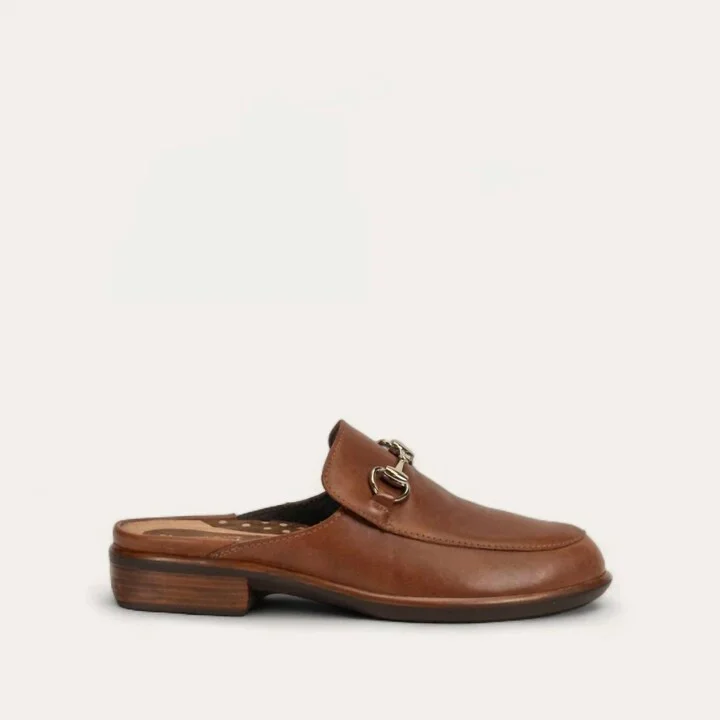 Women's Halny Loafer In Soft Chestnut Leather