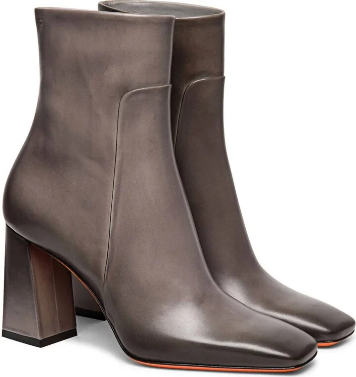Women's Hanalei Leather Ankle Boot In Grey