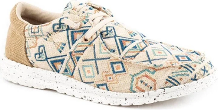Women's Hang Loose Casual Shoe In Tan/multi