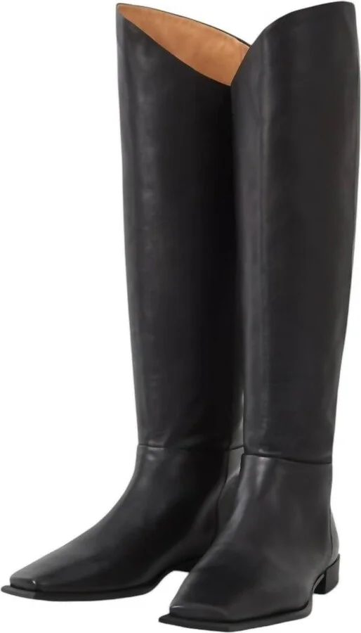 Women's Hanny Slouchy Boots In Black Suede