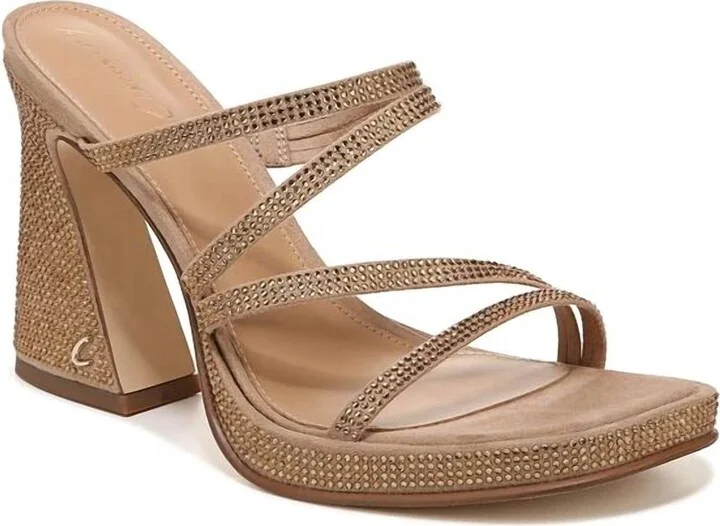 Women's Hanson Crystal Sandal In Taupe