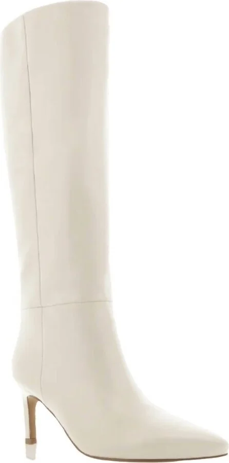 Women's Harlen Heel Boots In Bone