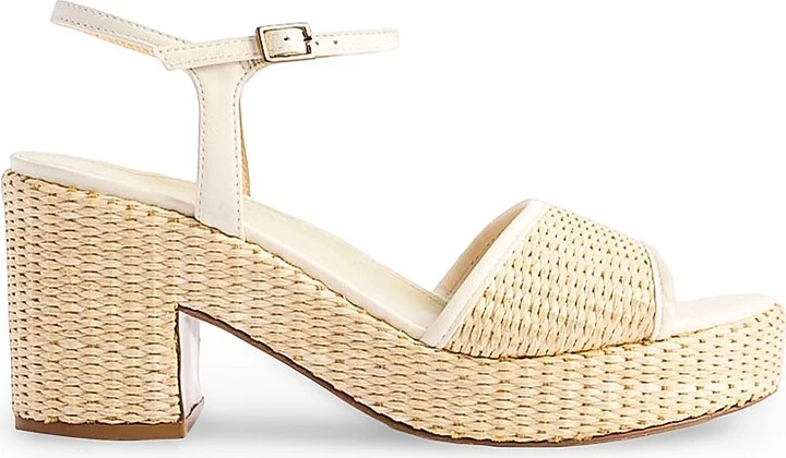 Women's Haven Platform Sandals - Light Cream - Size 5