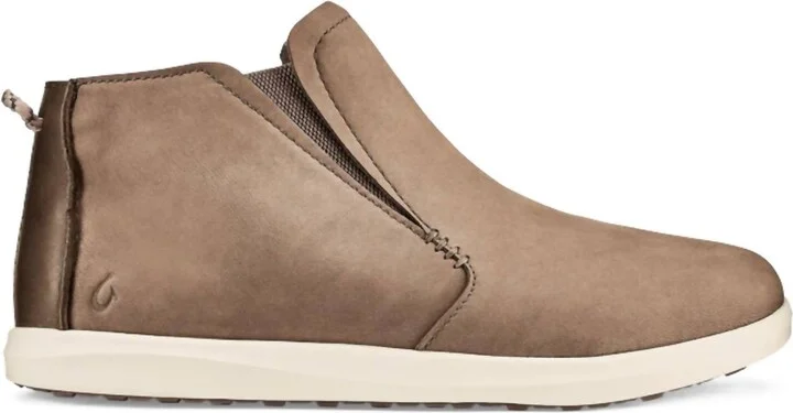 Women's Hawai Iloa Manu Hope Boots In Taupe Grey/off White