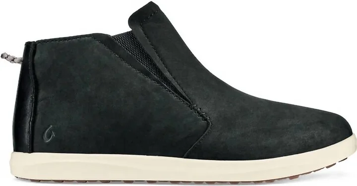 Women's Hawai'iloa Manu Hope Waterproof Booties Wide In Lava Rock/off White
