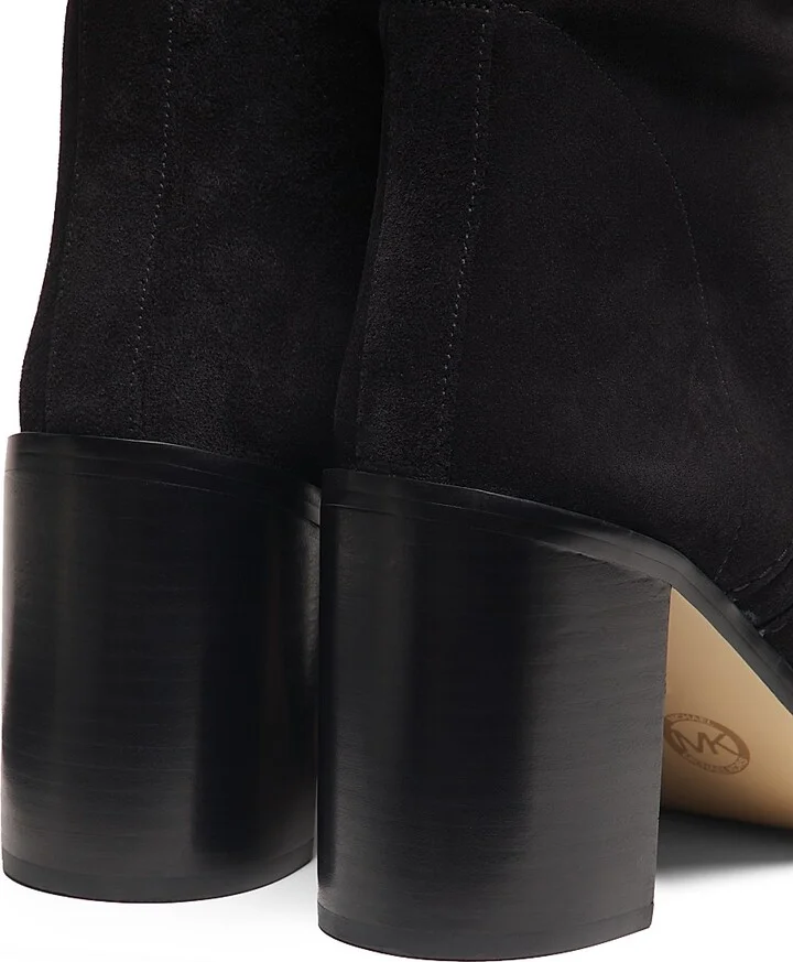 Women's Hayden Suede Knee-High Boots - Black - Size 5 - Image 3