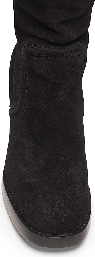 Women's Hayden Suede Knee-High Boots - Black - Size 5 - Image 4