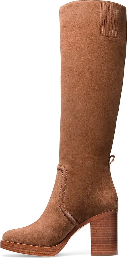 Women's Hayden Suede Knee-High Boots - Black - Size 5 - Image 8