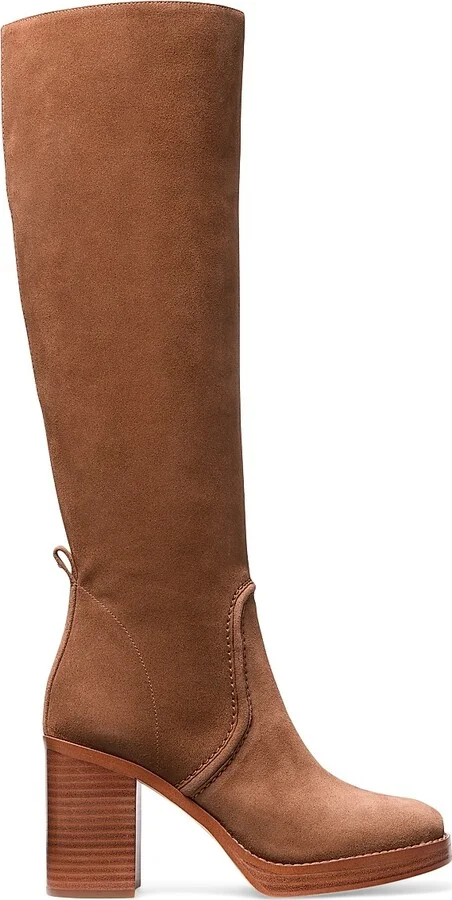 Women's Hayden Suede Knee-High Boots - Black - Size 5 - Image 10