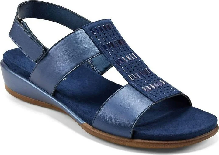 Women's Hazel Flat Sandal In Dark Blue