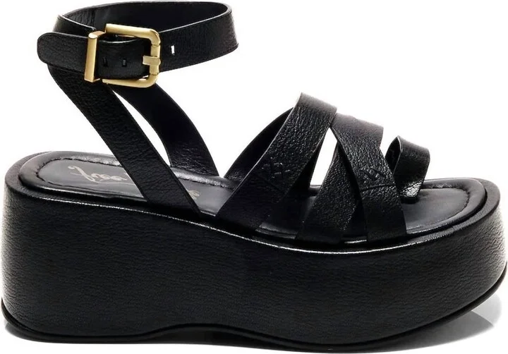 Women's Hazel Flatform Sandals In Black