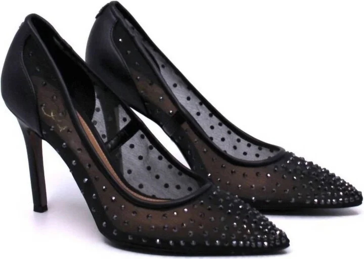 Women's Hazel Pumps In Mesh Black