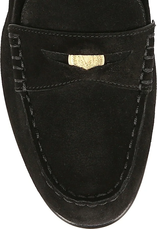 Women's Hazelwood Suede Penny Loafers - Espresso - Size 5.5 - Image 7