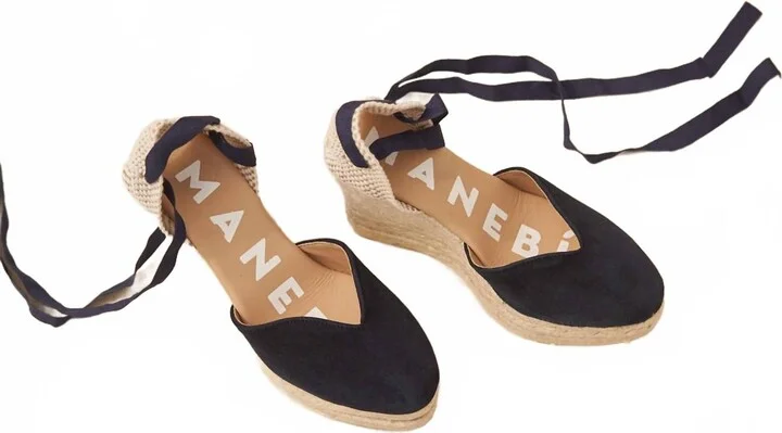 Women's Heart Shaped Espadrilles In Patriot Blue