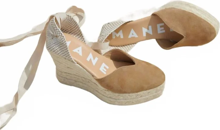 Women's Heart Shaped Espadrilles In Vintage Taupe