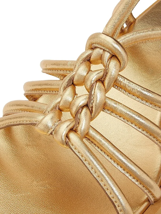 Women's Hebe Metallic Leather Platform Sandals - Mekong - Size 6.5 - Image 5