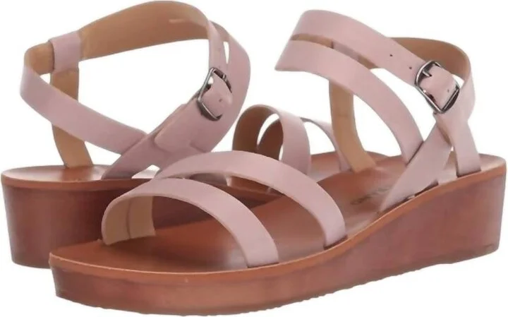 Women's Hecilia Wedge Sandals In Adobe Rose Bewell