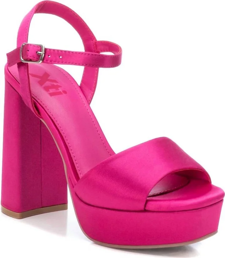 Women's Heel Sandals In Pink