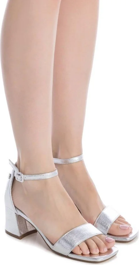 Women's Heeled Ankle Strap Sandals Refresh By Xti - Image 3