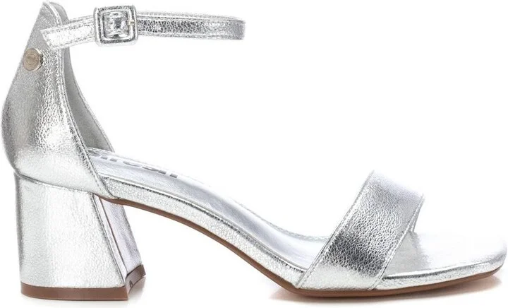 Women's Heeled Ankle Strap Sandals Refresh By Xti