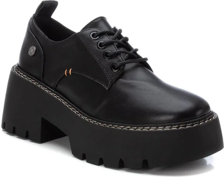 Women's Heeled Lace-Up Loafers By Xti - Image 2