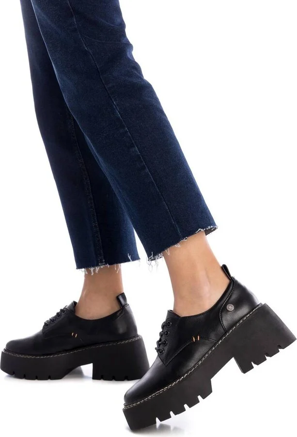 Women's Heeled Lace-Up Loafers By Xti - Image 3