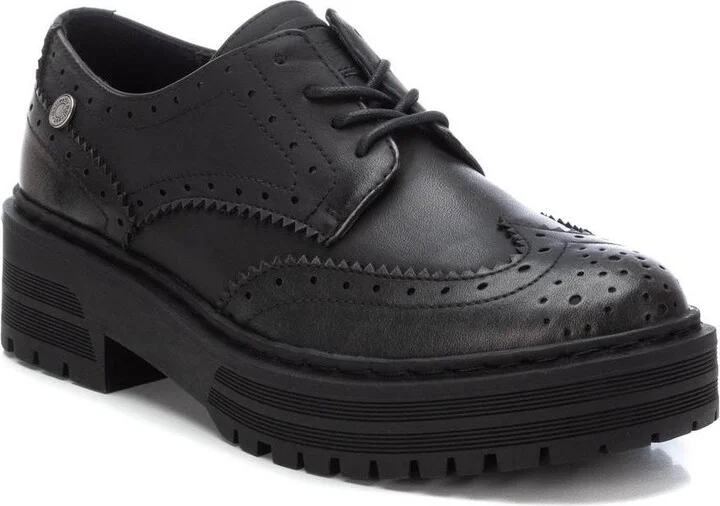 Women's Heeled Lace-Up Loafers By Xti - Image 6