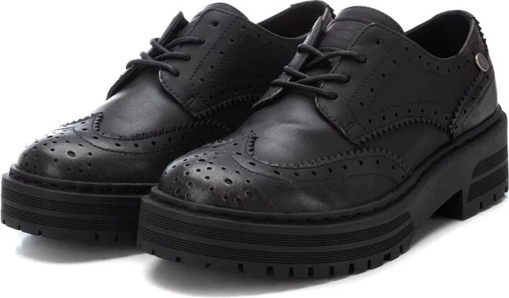 Women's Heeled Lace-Up Loafers By Xti - Image 8