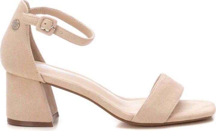 Women's Heeled Sandals In Beige