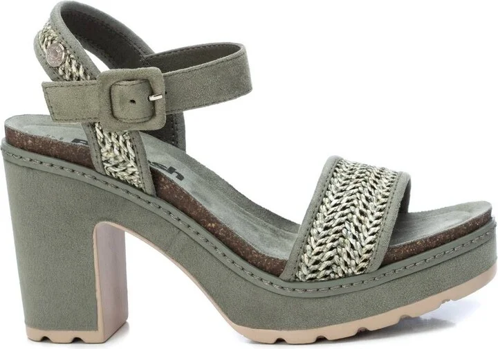 Women's Heeled Suede Sandals By XTI