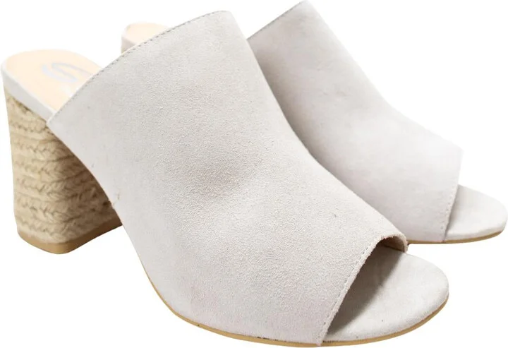 Women's Helena Heeled Sandal In Ice Suede