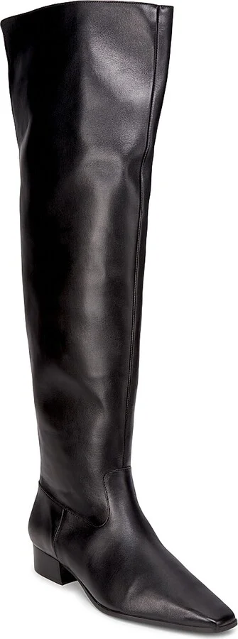 Women's Helena Over-The-Knee Leather Boots - Black - Size 5 - Image 2