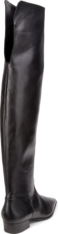 Women's Helena Over-The-Knee Leather Boots - Black - Size 5 - Image 3