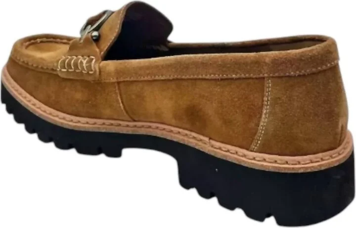 Women's Helio Loafers In Saddle Calf Suede