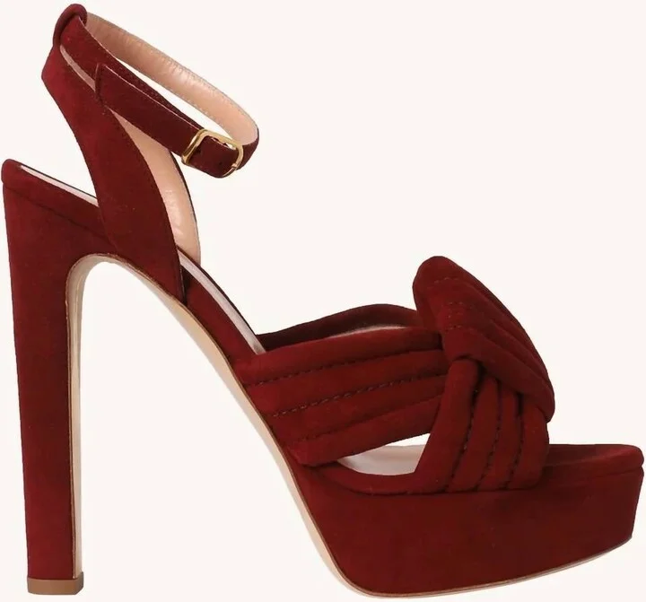 Women's Hellcat Suede Platform In Manor Red
