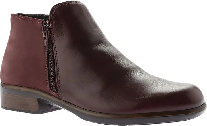 Women's Helm Ankle Boot In Bordeaux/ Violet