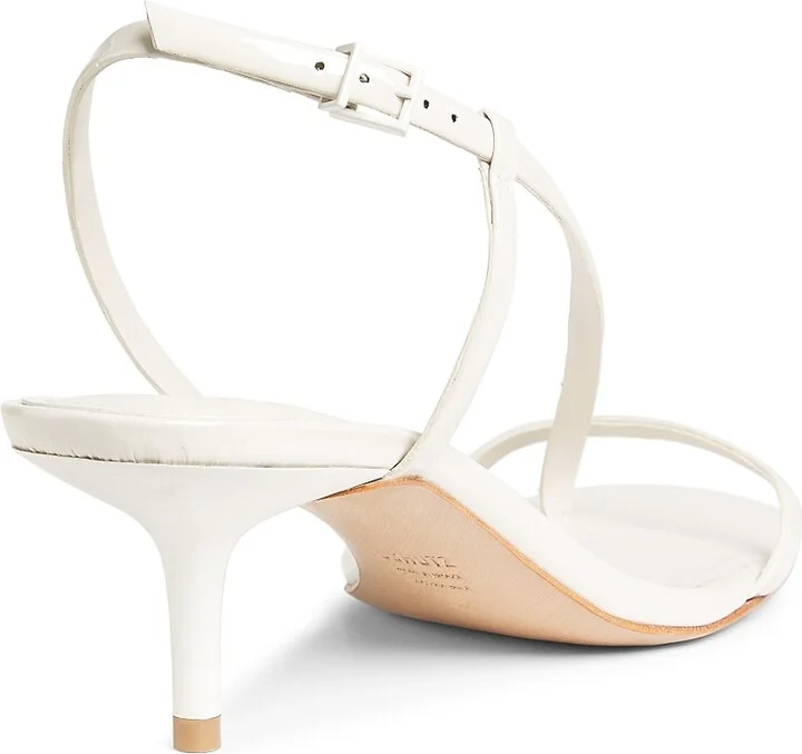 Women's Heloise 63MM Patent Leather Slingback Sandals - Beige - Size 5 - Image 8
