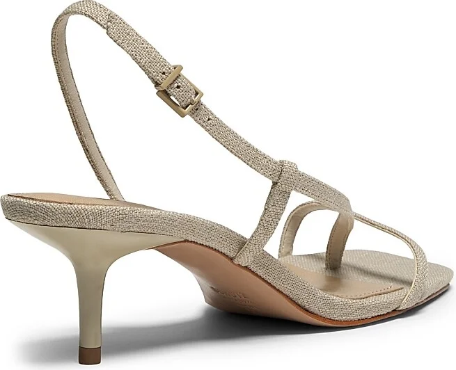 Women's Heloise Linen Sandals - Oyster - Size 5 - Image 3
