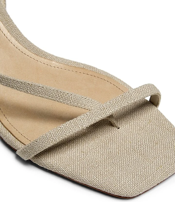 Women's Heloise Linen Sandals - Oyster - Size 5 - Image 5