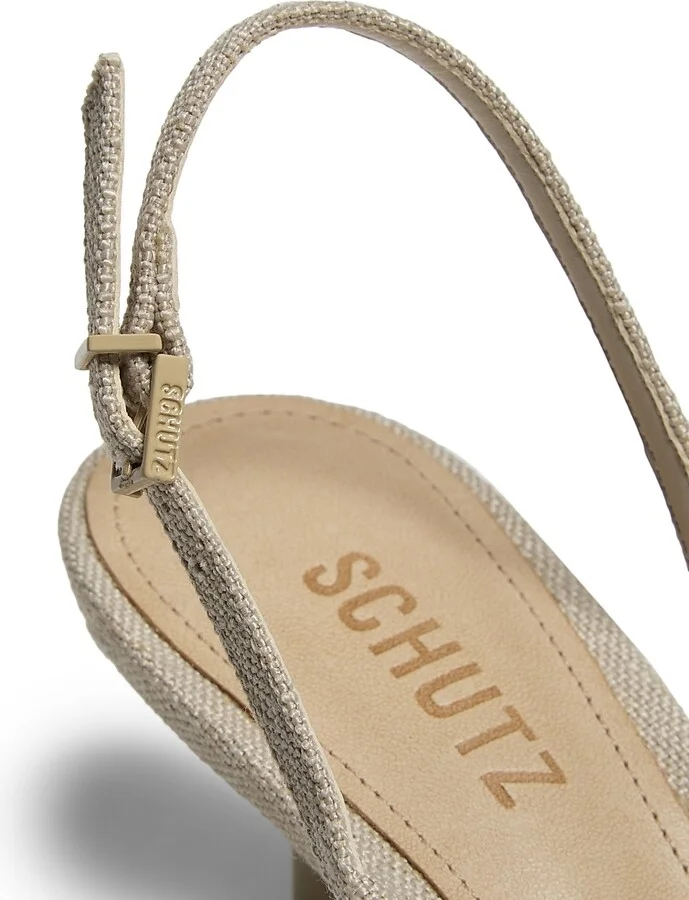 Women's Heloise Linen Sandals - Oyster - Size 5 - Image 6