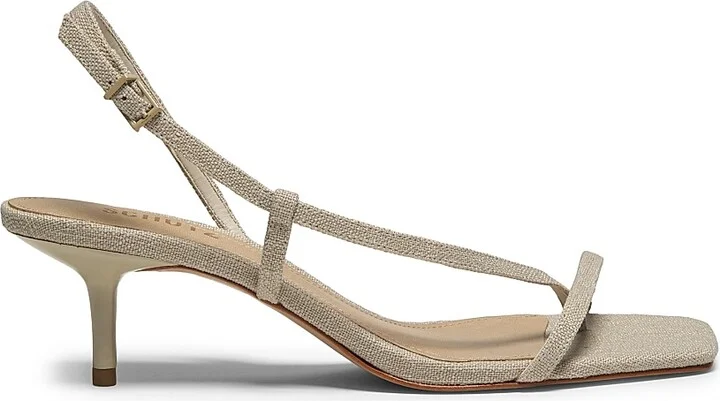 Women's Heloise Linen Sandals - Oyster - Size 5
