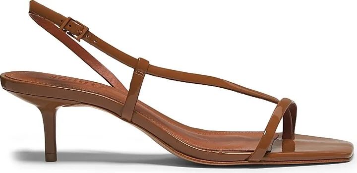Women's Heloise Patent Leather Sandals - Miele - Size 5