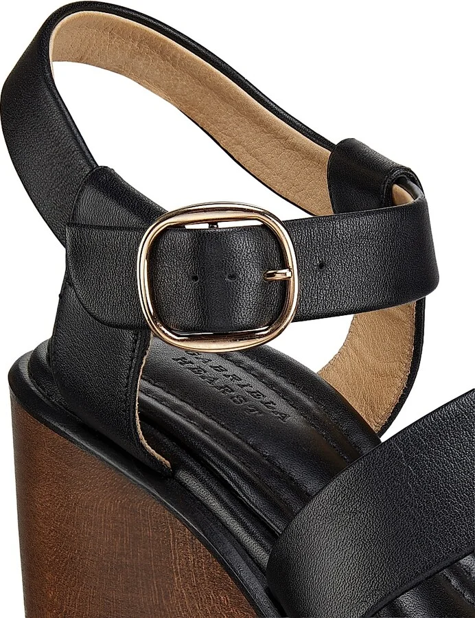 Women's Hera 110MM Leather Platform Sandals - Black - Size 7 - Image 6