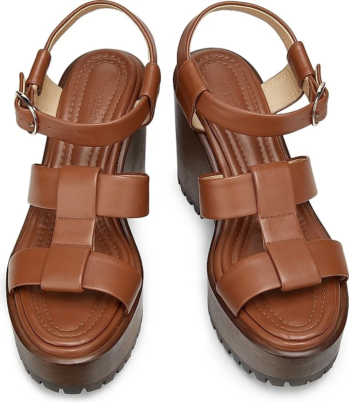 Women's Hera 110MM Leather Platform Sandals - Black - Size 7 - Image 9