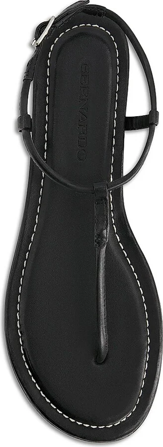 Women's Hercu T-Strap Thong Sandals - Black - Size 6 - Image 3