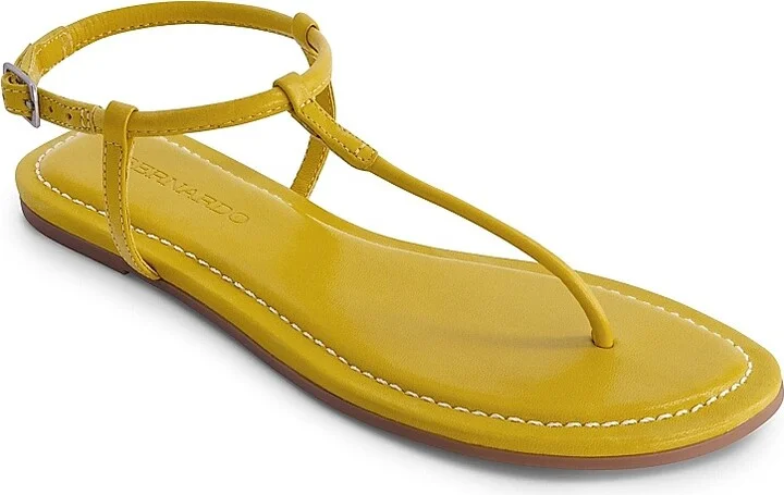 Women's Hercu T-Strap Thong Sandals - Black - Size 6 - Image 5