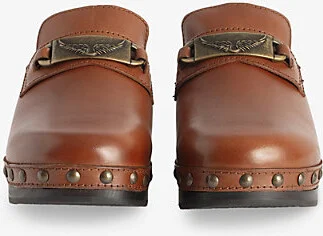 Womens Heritage Azora Wing-Charm Leather Clogs Eur 40 / 7 Uk Women - Image 2
